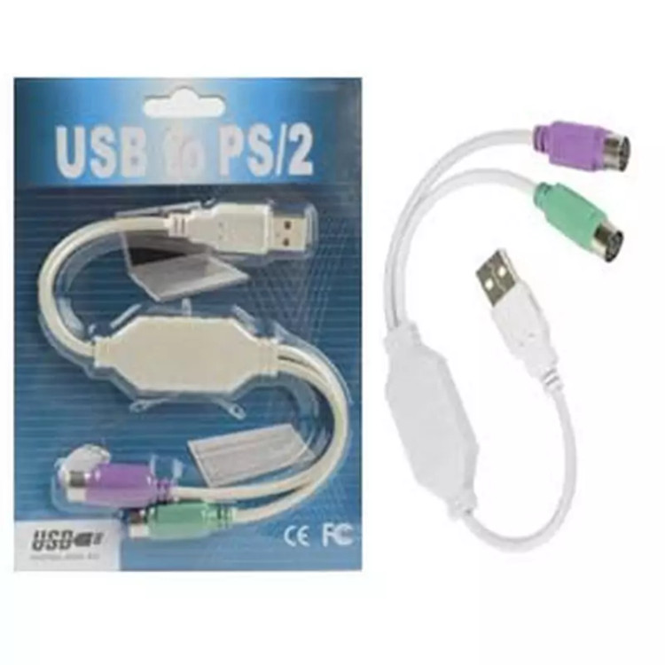 کابل تبدیل ps2 به USB به طول 30 سانتی متر