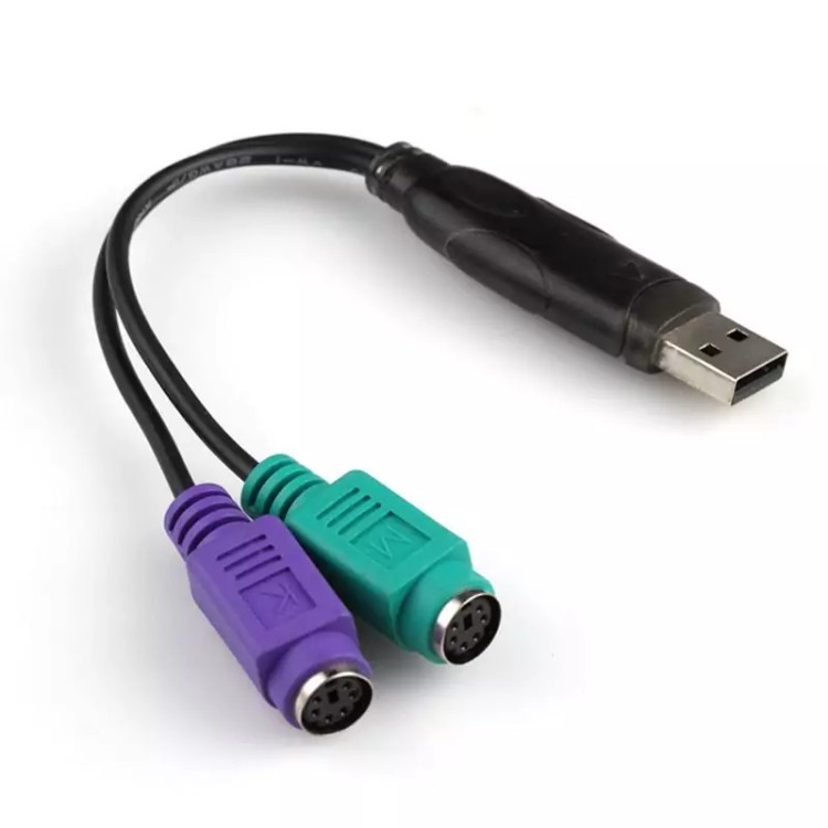 کابل تبدیل ps2 به USB به طول 30 سانتی متر