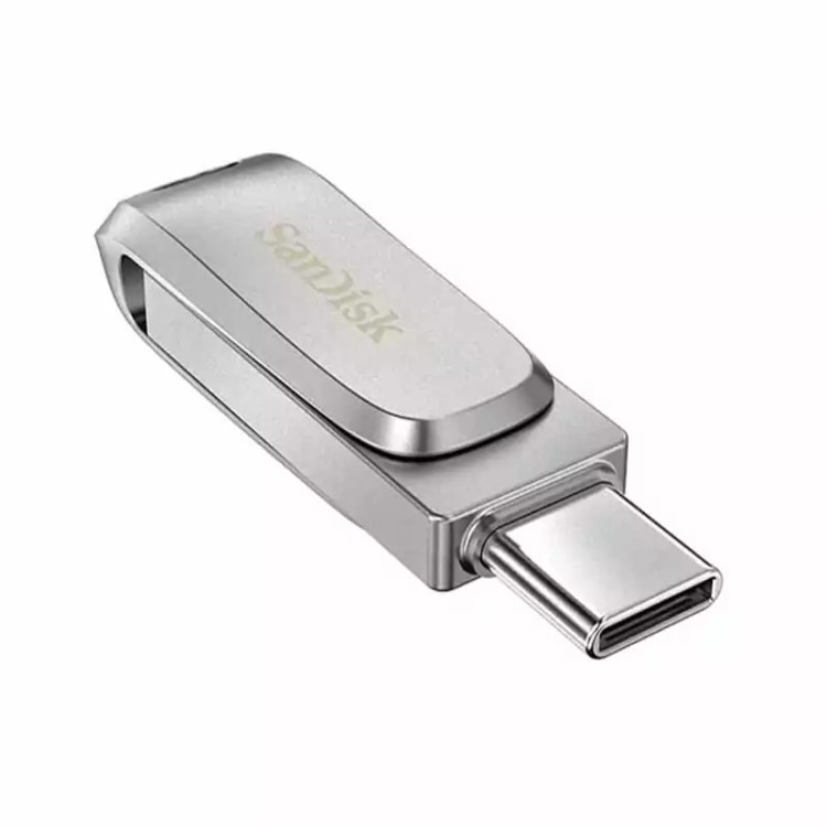 فلش سن دیسک (Sandisk) مدل Ultra Dual Drive Luxe ظرفیت 128 گیگ( گارانتی 36 ماهه سورین)