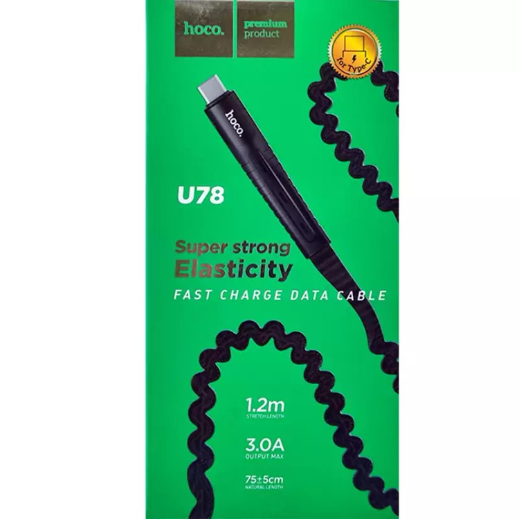 کابل شارژ USB به لایتنینگ هوکو ( hoco ) مدل U78