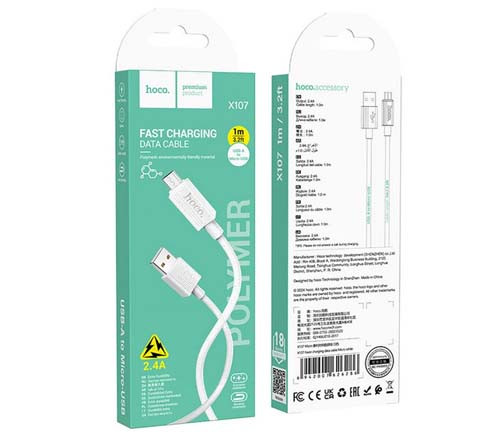 کابل شارژ USB به Micro USB هوکو(hoco) مدل U89