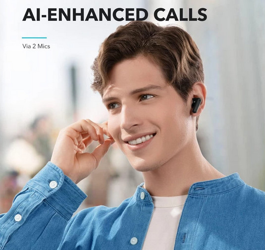 ایرپادز (هدفون بی سیم) انکر مدل R50i رنگ سفید( 18 ماه گارانتی آگرین همراه)