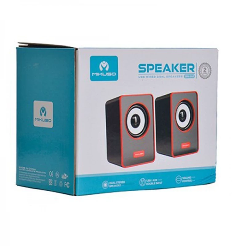 اسپیکر دو تیکه کامپیوتر میکاسو (MIKUSO) مدل SPK-049