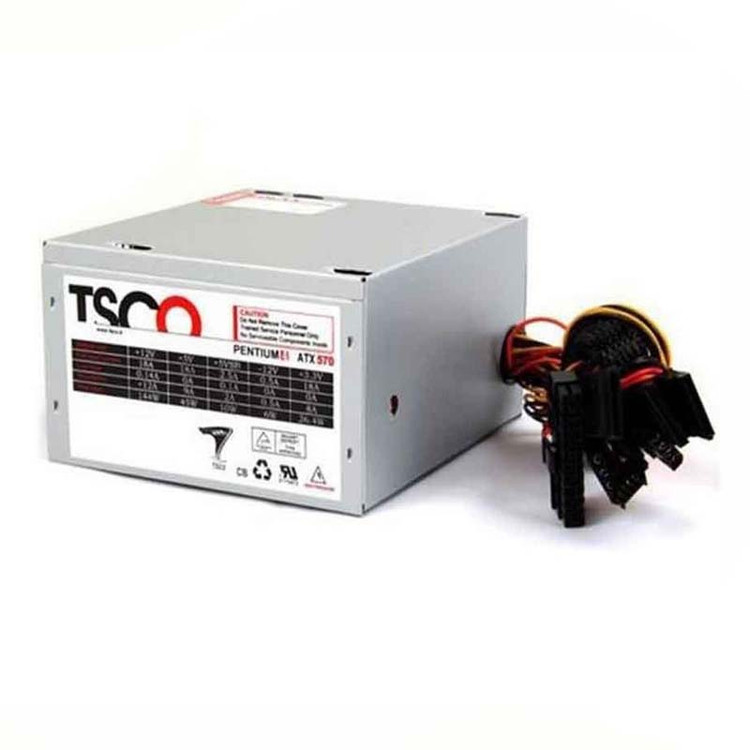 منبع تغذیه کامپیوتر تسکو مدل TP 570W توان 230 وات
