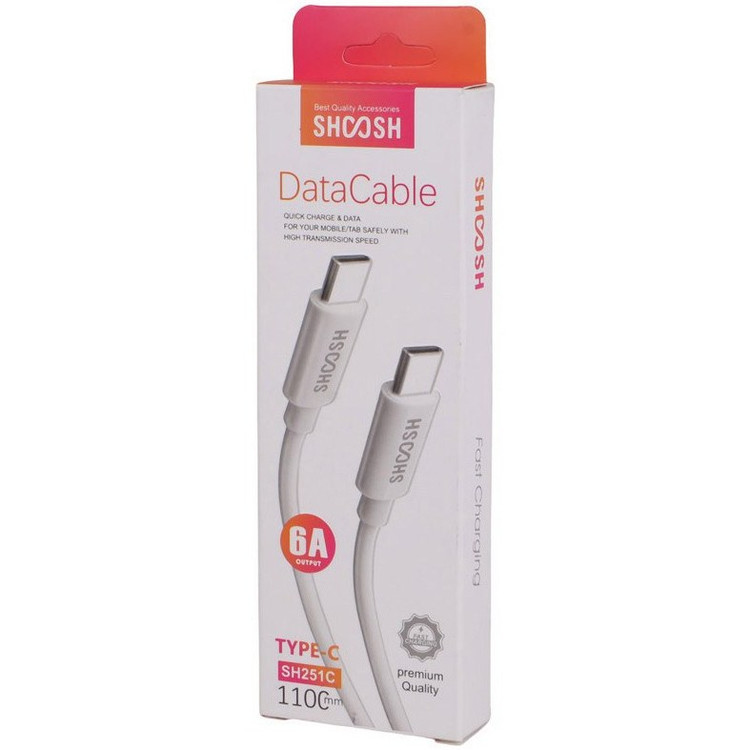 کابل شارژ تایپ سی به تایپ سی Shoosh مدل SH251i