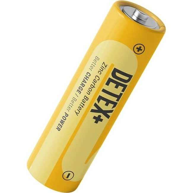 باتری قلمی دیتکس پلاس (+DETEX) مدل Zinc Carbon 1.5V R6P AA ( قیمت هر عدد)