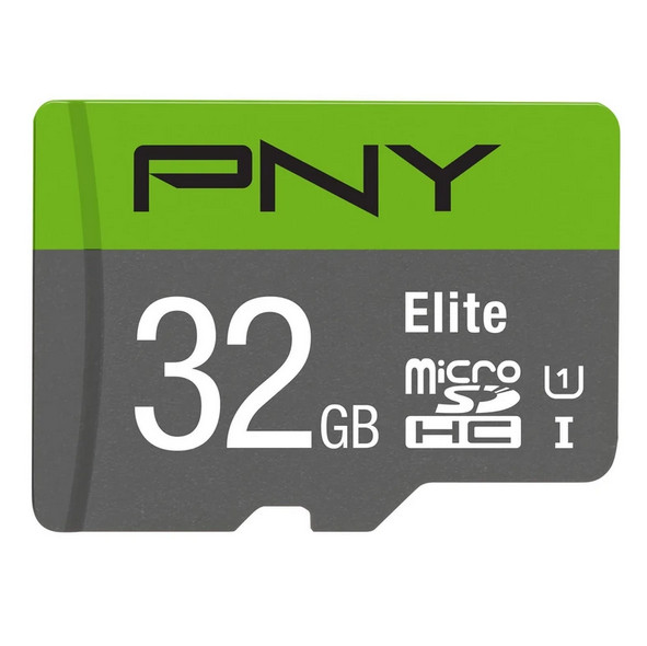 کارت حافظه microSDXC پی ان وای مدل Elite کلاس 10 استاندارد UHS-I U1 سرعت 100MBs ظرفیت 32 گیگابایت به همراه آداپتور SD