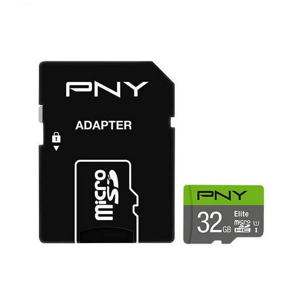 کارت حافظه microSDXC پی ان وای مدل Elite کلاس 10 استاندارد UHS-I U1 سرعت 100MBs ظرفیت 32 گیگابایت به همراه آداپتور SD