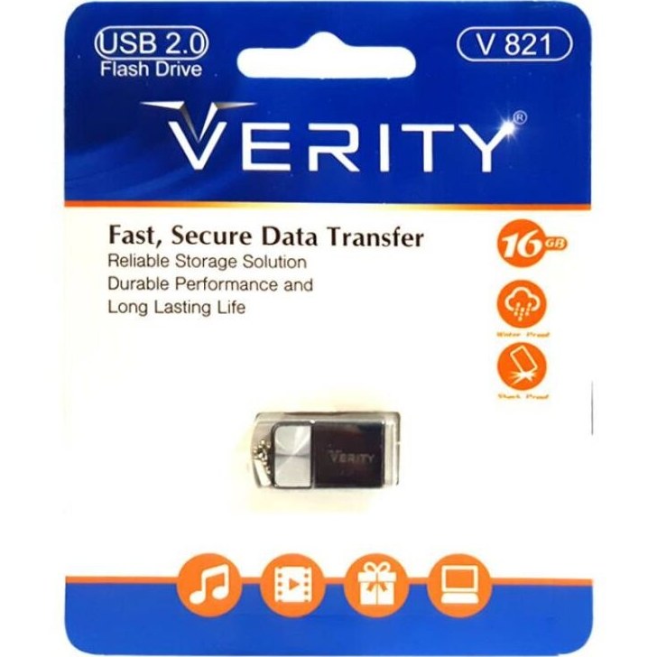 فلش وریتی ( VERITY ) مدل V 821 ظرفیت 16 گیگ کپی