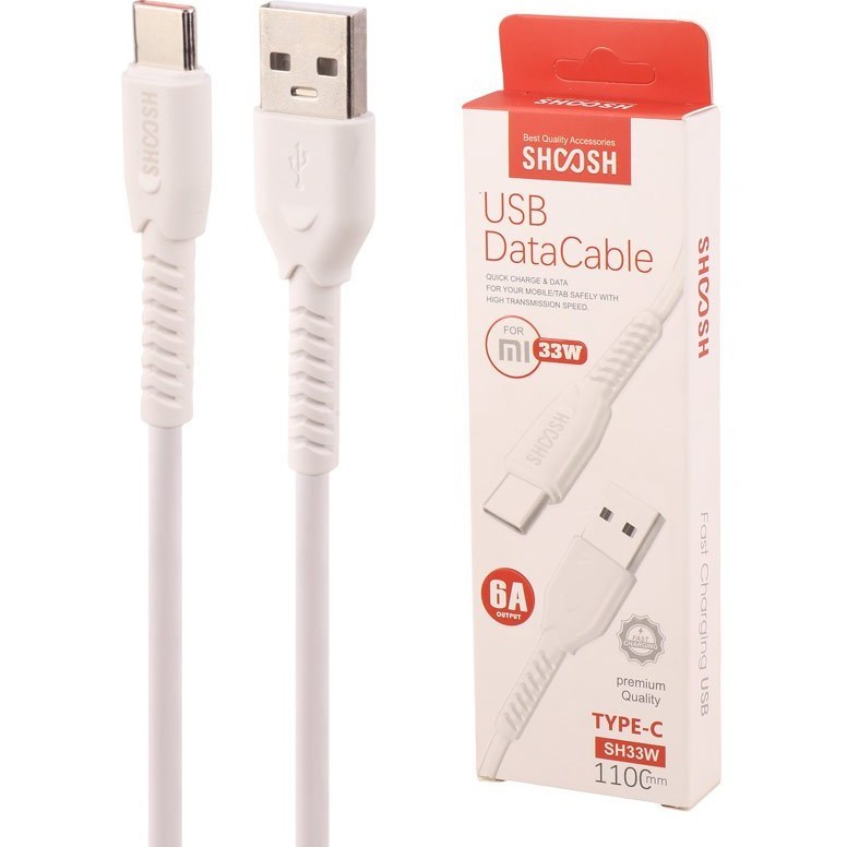 کابل توربو شارژ Type-C شوش مدل SH33W 6A