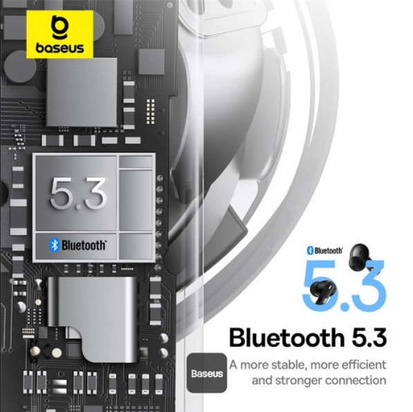 هدفون بی سیم باسئوس مدل  Bowie E20 ENC (مشکی) با 24 ماه گارانتی آونگ