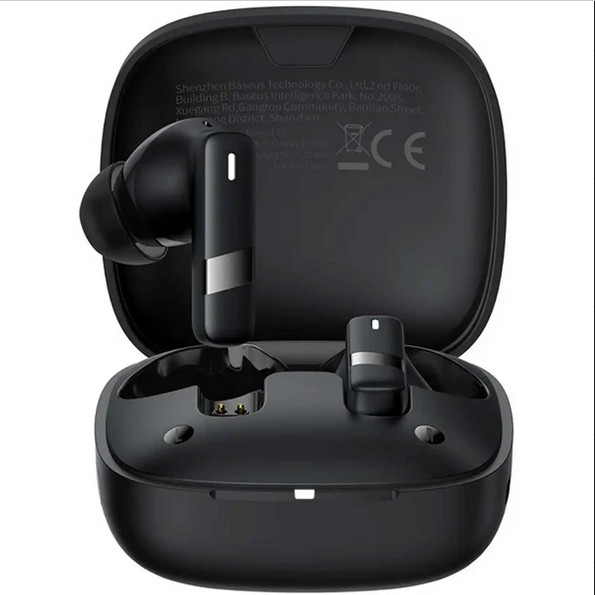 هدفون بی سیم باسئوس مدل  Bowie E20 ENC (مشکی) با 24 ماه گارانتی آونگ