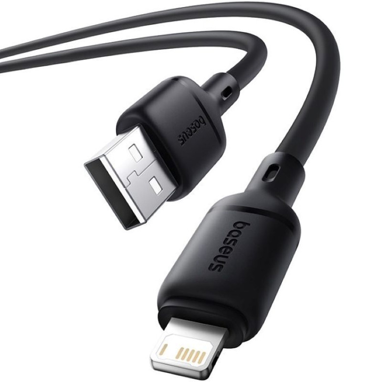 کابل شارژر اپل USB به Lightning باسئوس ( Baseus) طول 1 متر ( گارانتی 24 ماهه آونگ )