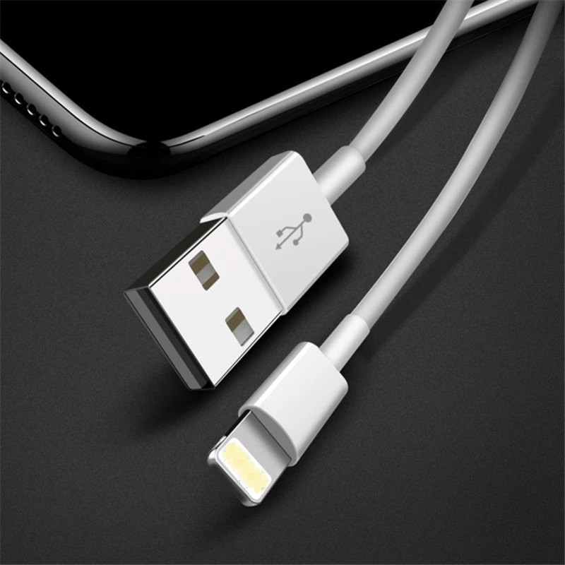 کابل شارژر اپل USB به Lightning  صدرصد اورجینال  طول 1 متر  ( گارانتی تضمین اصالت و سلامت فیزیکی )