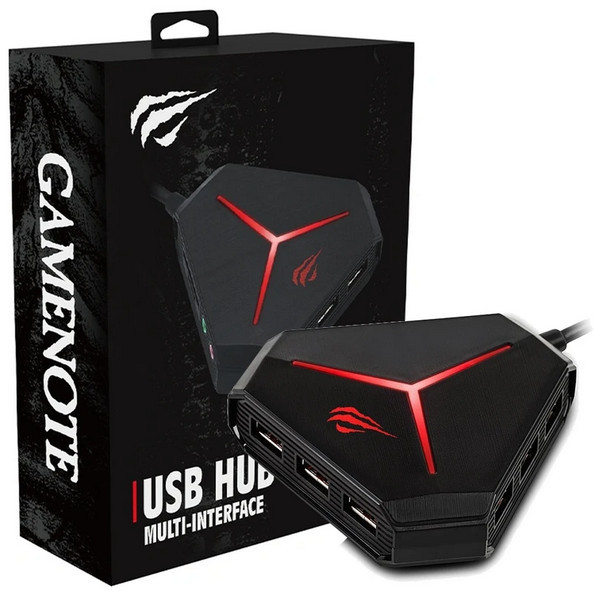 هاب 10 پورت USB 3.0 هویت ( HAVIT ) مدل H95 ( گارانتی 12 ماهه متین )