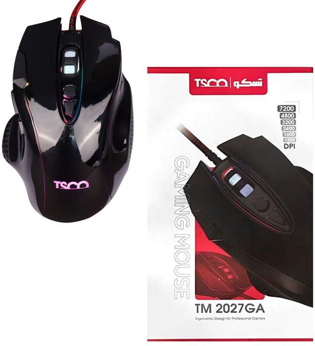 ماوس سیم دار گیمینگ تسکو ( TSCO) مدل  TDCO GM 2027 (گارانتی 12 ماهه توسن سیستم شرق )