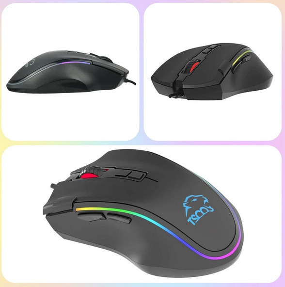 ماوس سیم دار گیمینگ تسکو ( TSCO) مدل  TDCO GM 2025 (گارانتی 12 ماهه توسن سیستم شرق )