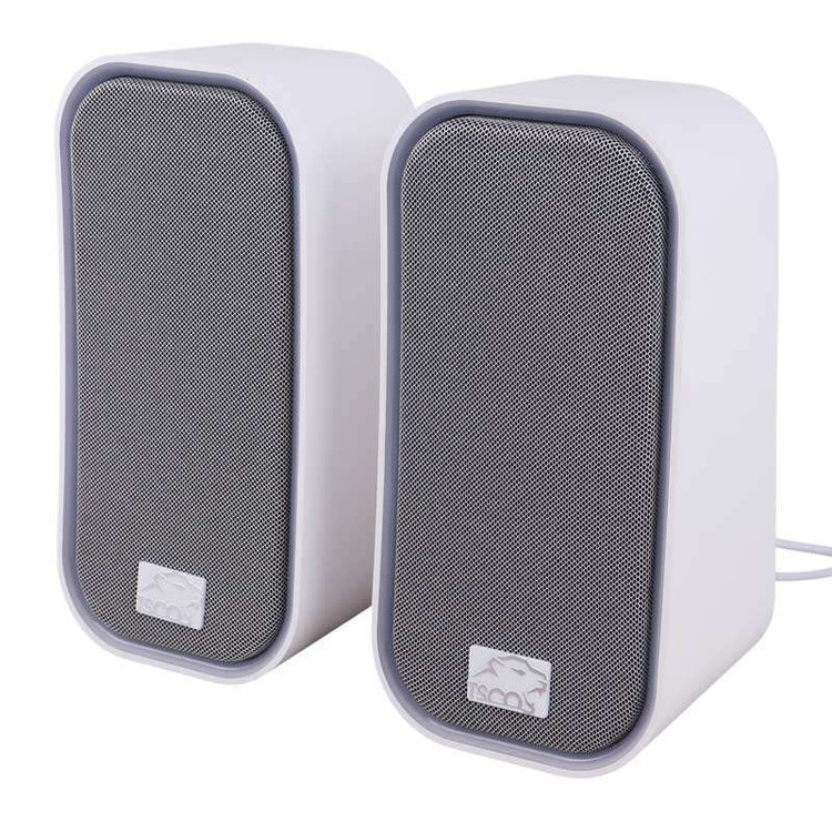 اسپیکر دو تیکه کامپیوتر تسکو (TSCO) مدل GS 2076 رنگ سفید ( گارانتی 12 ماهه توسن سیستم شرق )