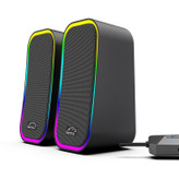 اسپیکر دو تیکه کامپیوتر تسکو (TSCO) مدل GS 2076 رنگ مشکی ( گارانتی 12 ماهه توسن سیستم شرق )