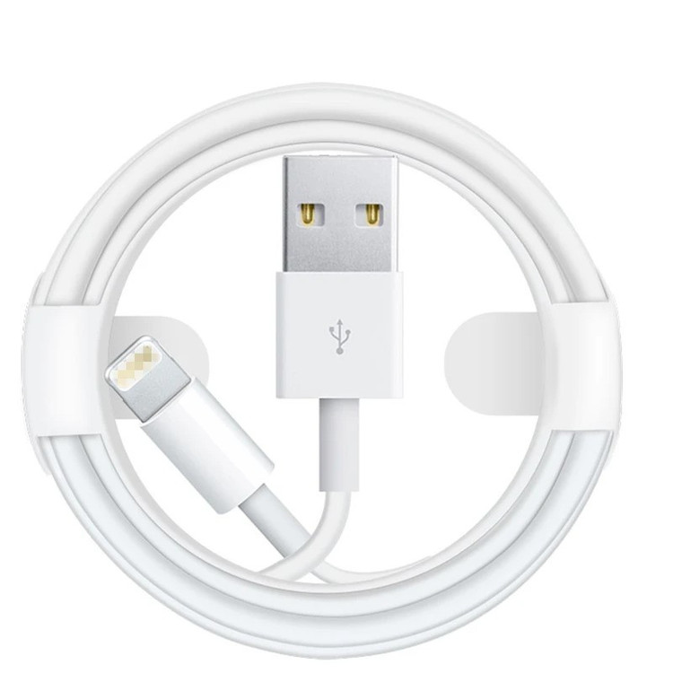 کابل شارژر اپل USB به Lightning صدرصد اورجینال طول 1 متر ( گارانتی تضمین اصالت و سلامت فیزیکی )