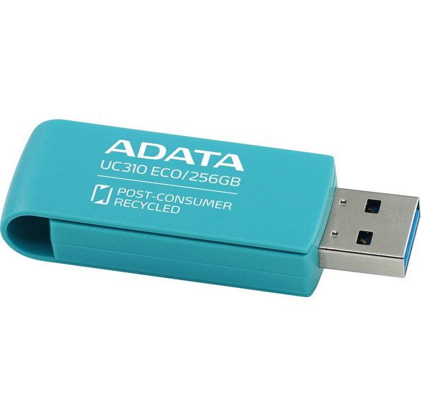 فلش مموری ای دیتا (ADATA) مدل UC310 Eco USB3.2 ظرفیت 128 گیگابایت رنگ سفید ( گارانتی 60 ماهه آونگ)
