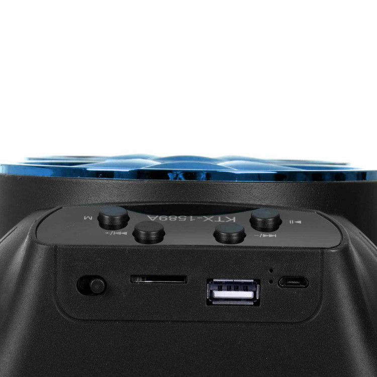 اسپیکر بلوتوثی رم و فلش خور کی تی ایکس ( KTX) مدل 1588A رنگ آبیاسپیکر بلوتوثی رم و فلش خور کی تی ایکس ( KTX) مدل 1588A رنگ آبی