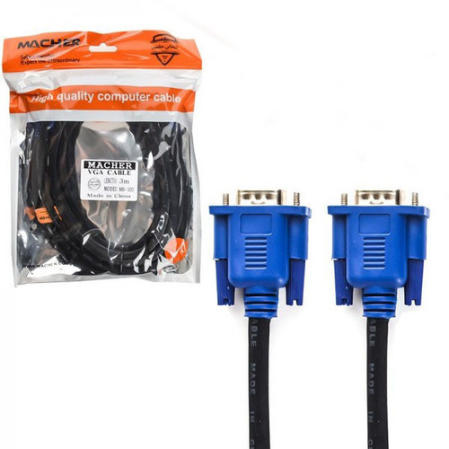 کابل تصویر کامپیوتر مچر (MACHER) مدل MR-101 طول 1.5 متر (گارانتی 12 ماهه مچر)