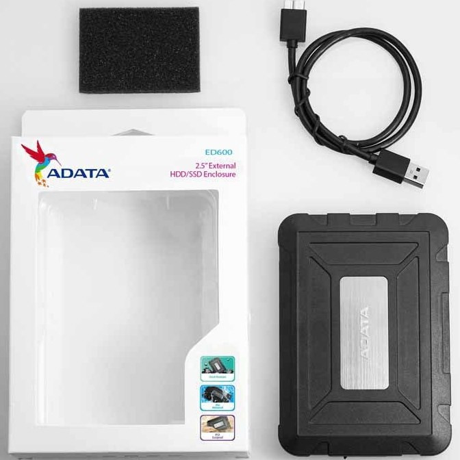 ADATA ED600 Enclosure For 2.5 Inch HDD and SSD