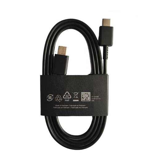 کابل شارژ Type-C به Type-C اورجینال سامسونگ مدل EP-DN980 رنگ مشکی (سر جعبه ای-اصل ویتنام)