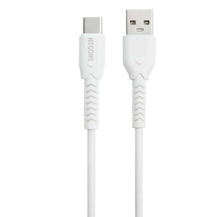 کابل شارژ USB به Type C شوش ( SHOOSH ) مدل SH33W (گارانتی 12 ماهه شرکت گسترش امواج کرخه)