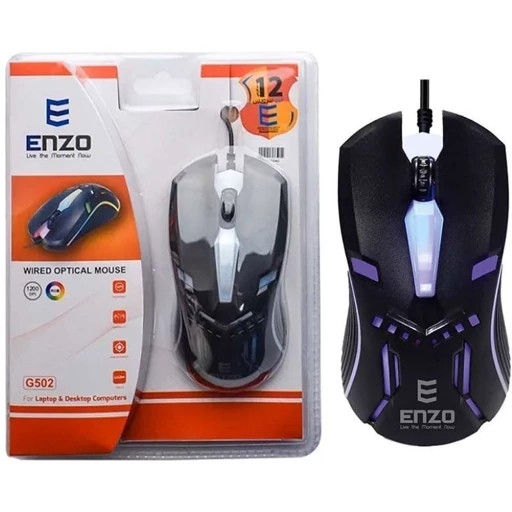 ماوس گیمینگ سیم دار انزو (ENZO) مدل G502