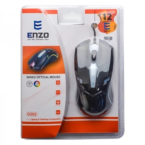 ماوس گیمینگ سیم دار انزو (ENZO) مدل G502