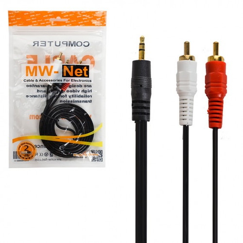 کابل 2 به 1 صدا ام دبلیو نت (MW-NET) طول 1.5 متر