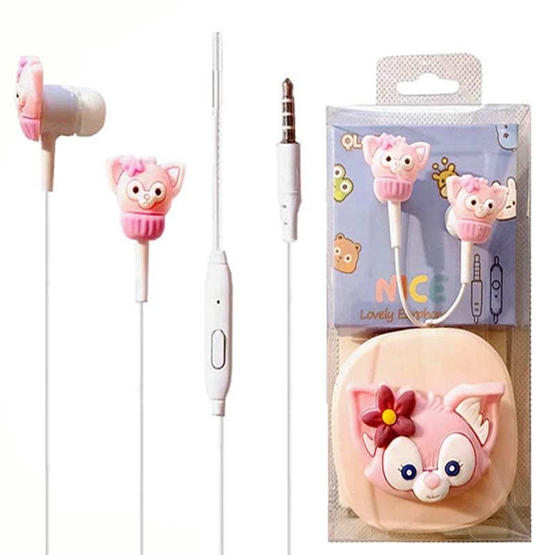 هندزفری فانتزی نایس مدل QL-515 (صورتی)