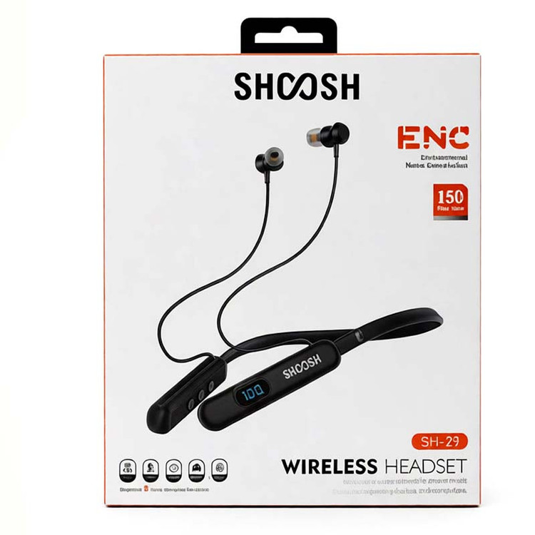 هندزفری گردنی بلوتوثی شوش (SHOOSH ) مدل SH29 ( 12 ماه گارانتی گسترش امواج کرخه)