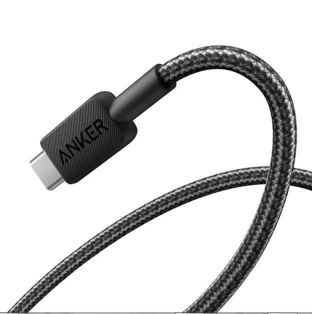 کابل شارژ USB به Type-C انکر (Anker) مدل A81H5H11 (گارانتی 18ماهه حافظه طلایی ایستا)