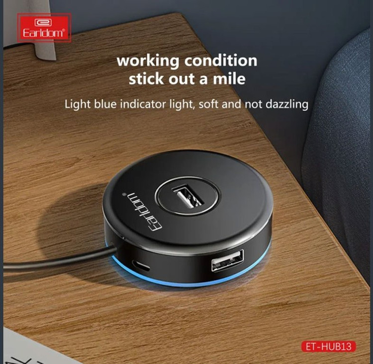هاب USB 2.0 ارلدام (Earldom) مدل HUB13