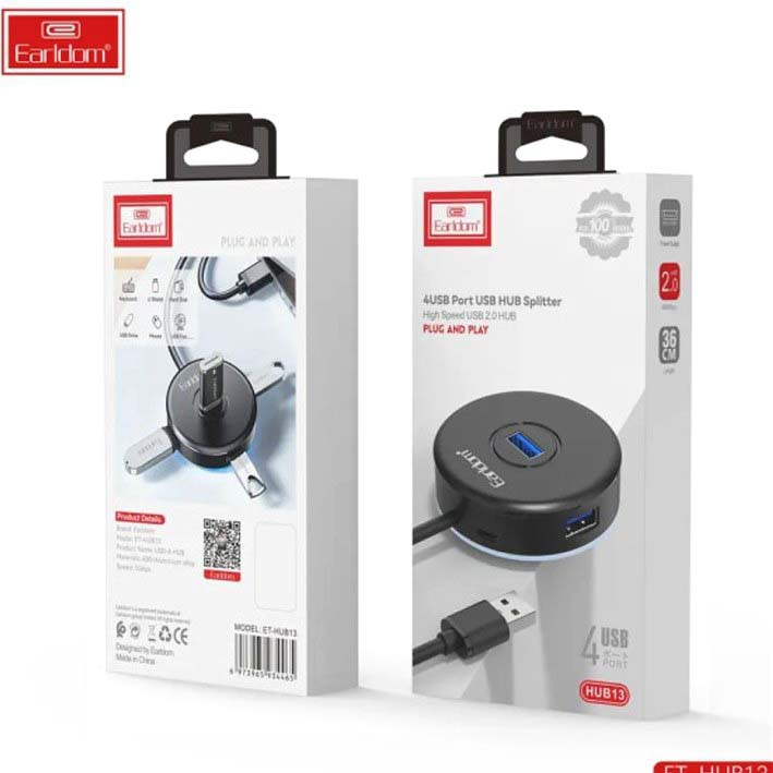 هاب USB 2.0 ارلدام (Earldom) مدل HUB13