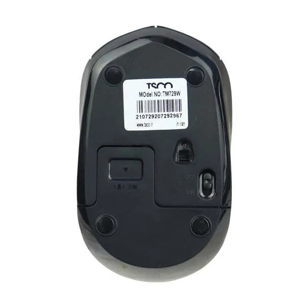 ماوس بی سیم تسکو (TSCO) مدل TM 729 W (گارانتی 12 ماهه توسن سیستم شرق )
