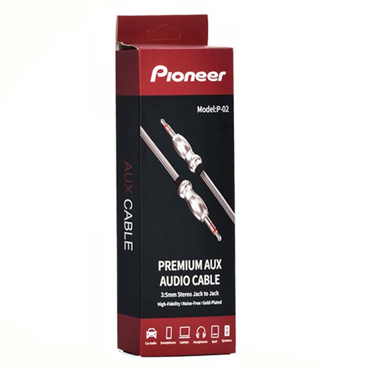 کابل AUX پایونیر مدل P-02 طول 1.5 متر