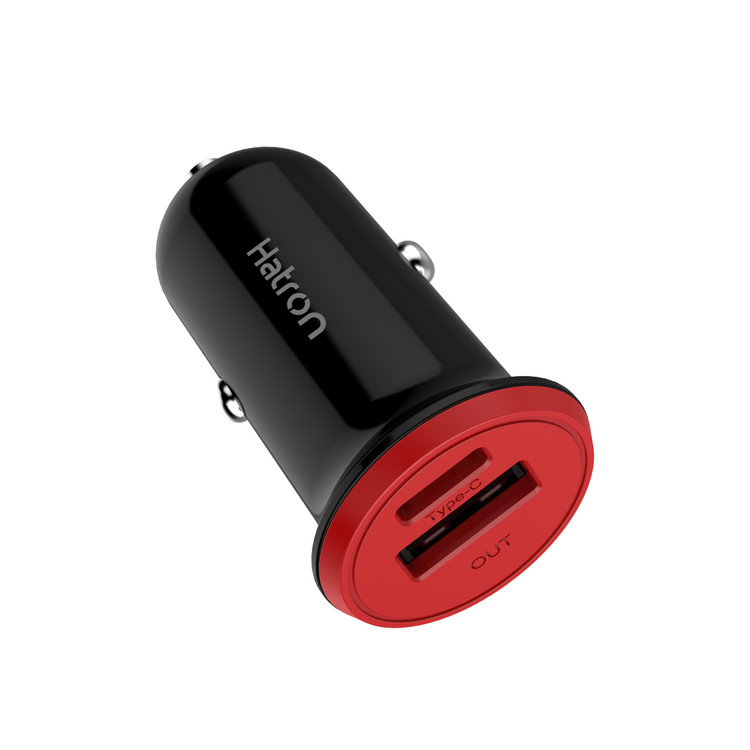 شارژر فندکی فست شارژ هترون مدل HCC2181PQ توان 20 وات به همراه کابل USB-C ( گارانتی 18 ماهه فور تیم)