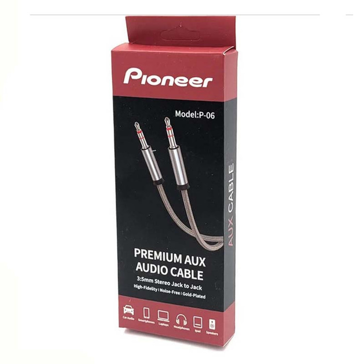 کابل AUX پایونیر مدل P-06 طول 1.5 متر