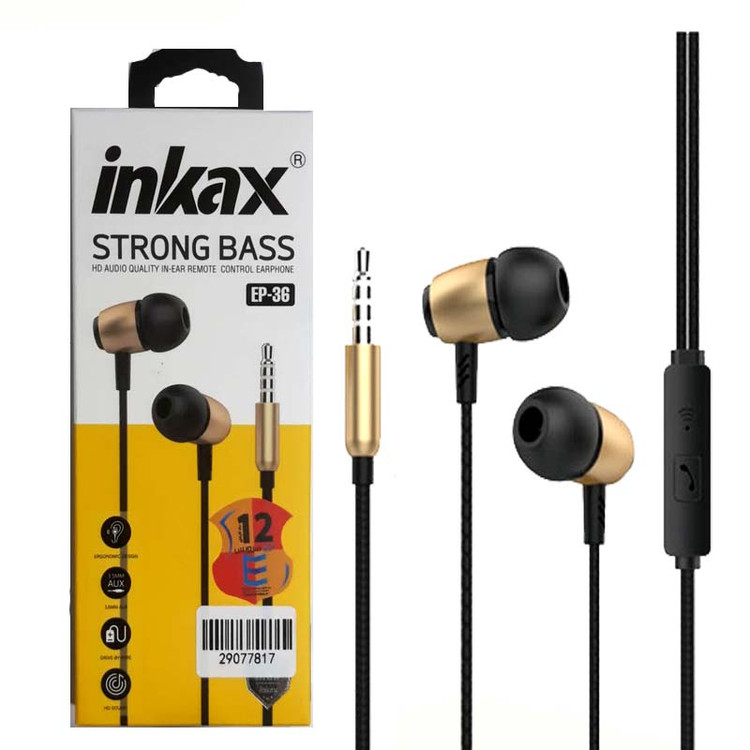 هندزفری سیم دار اینکاکس ( Inkax ) مدل EP-36