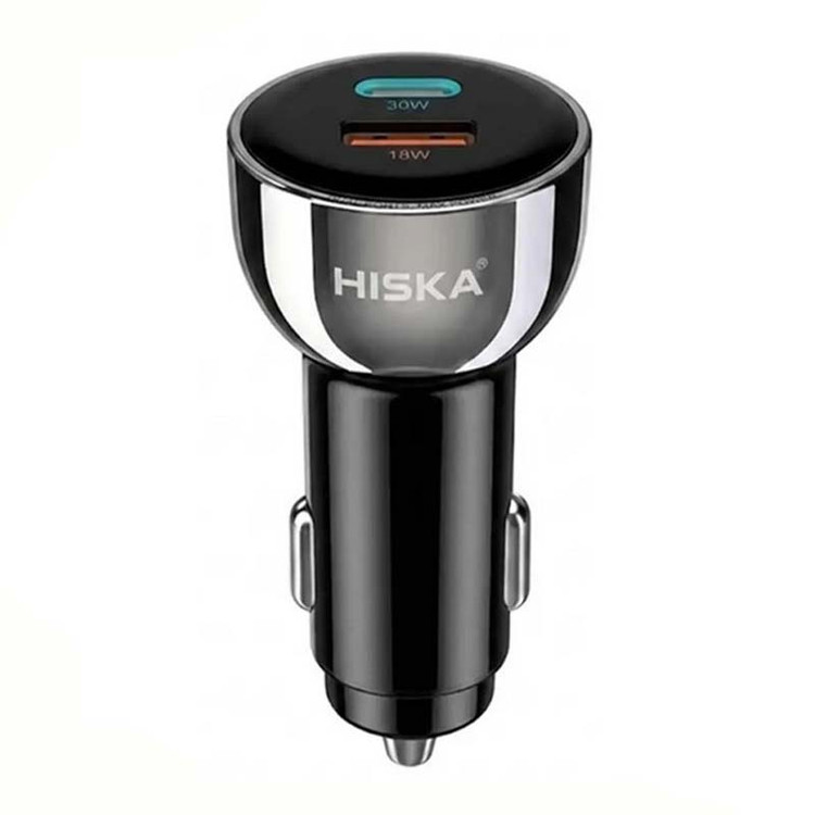 شارژر فندکی 48 وات فست شارژ هیسکا( Hiska) مدل HCC-307